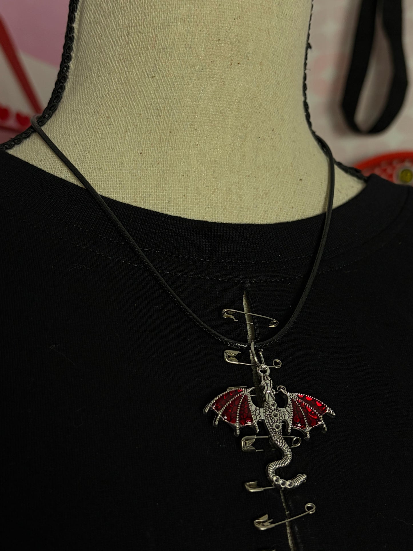 COLLIER CORDE DRAGON