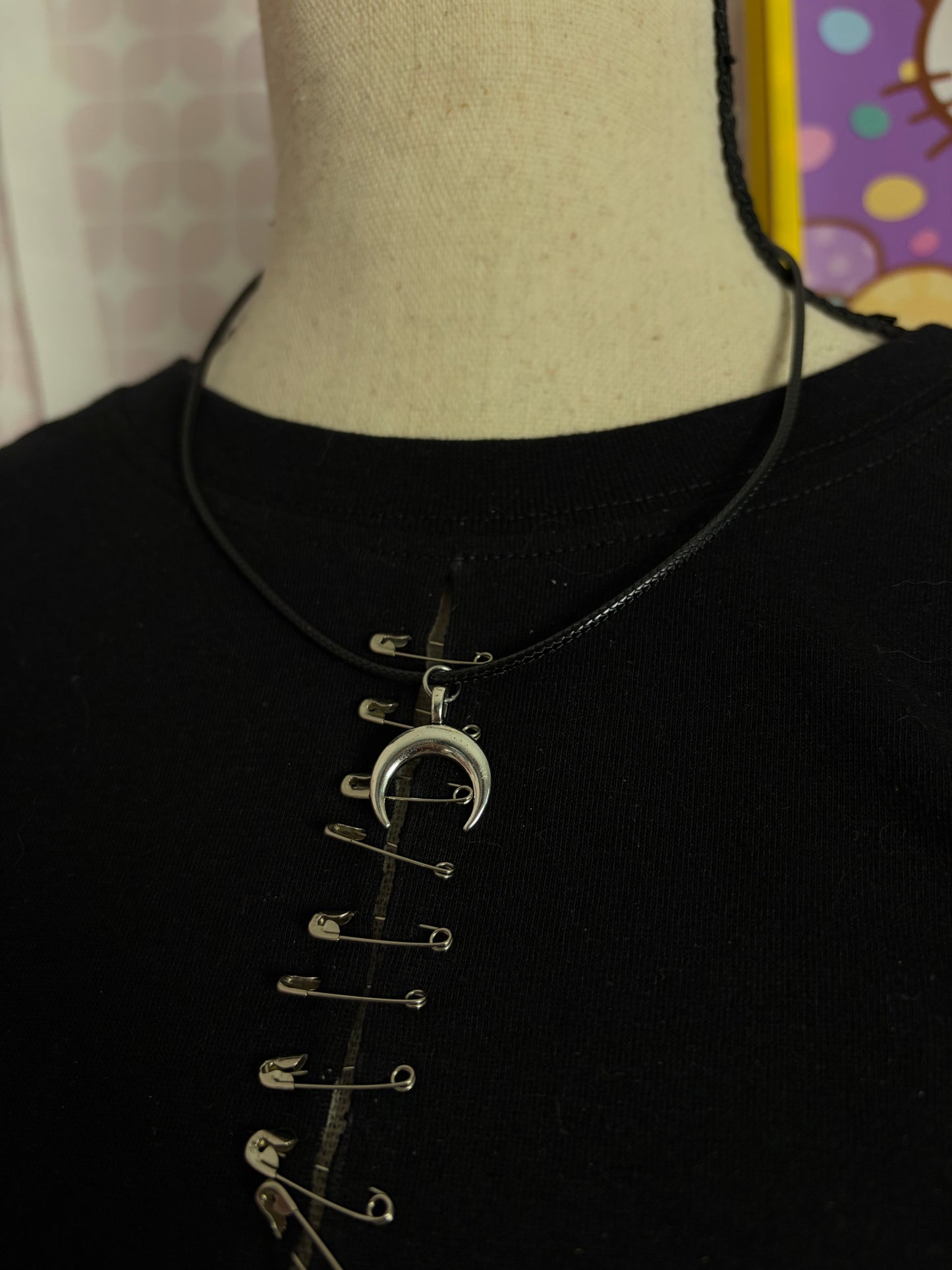 COLLIER CORDE MOON