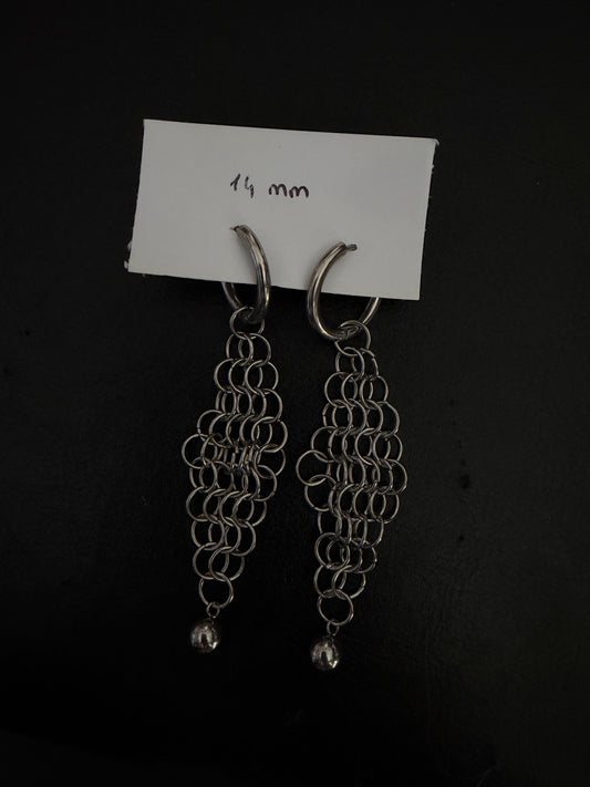CRÉOLES 14MM MAILLE